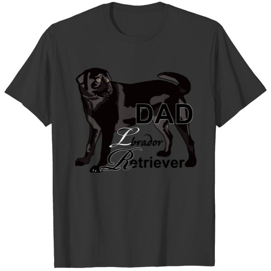 Lab Retriever Dad T-shirt