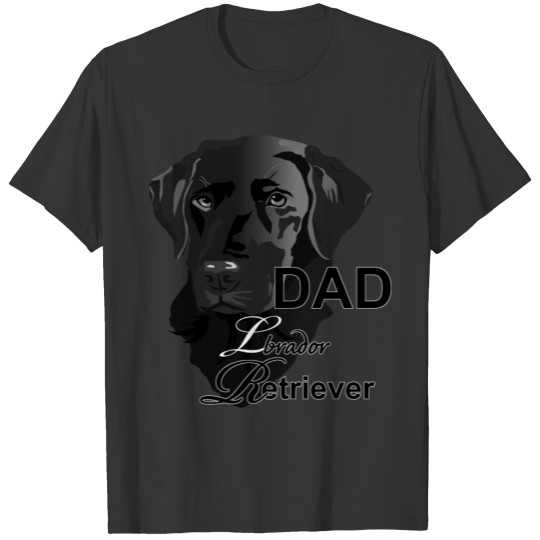 Lab Retriever Dad T-shirt