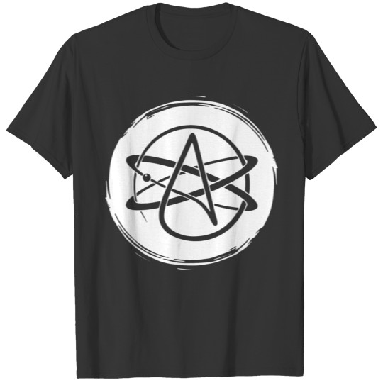 Atheism - white logo complete T Shirts