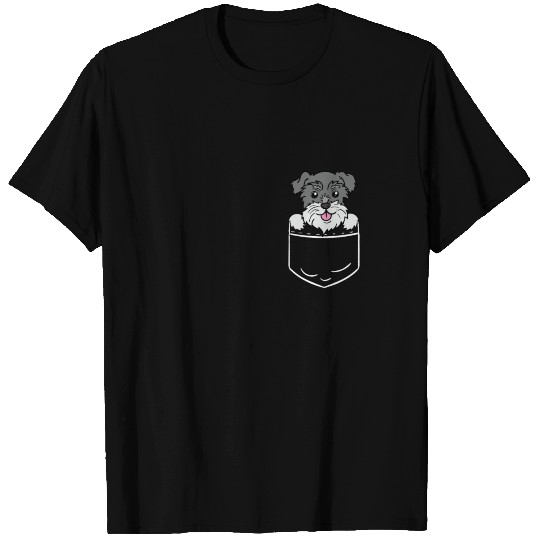 Snout Schnauzer Dog Pocket Gift & Present T Shirts