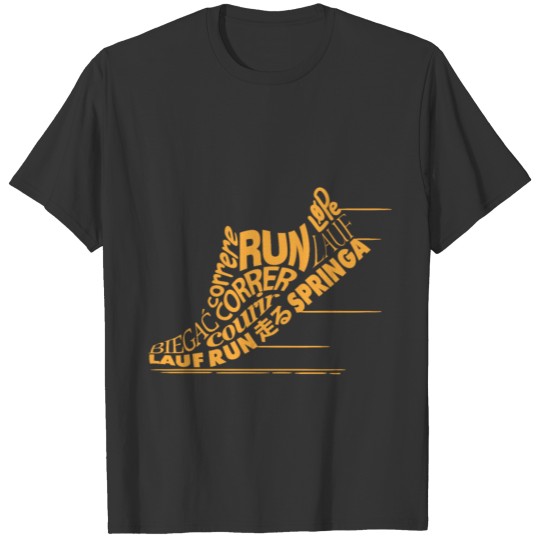 Funny Running Shirt Run Worldwide Cool Gift For T-shirt