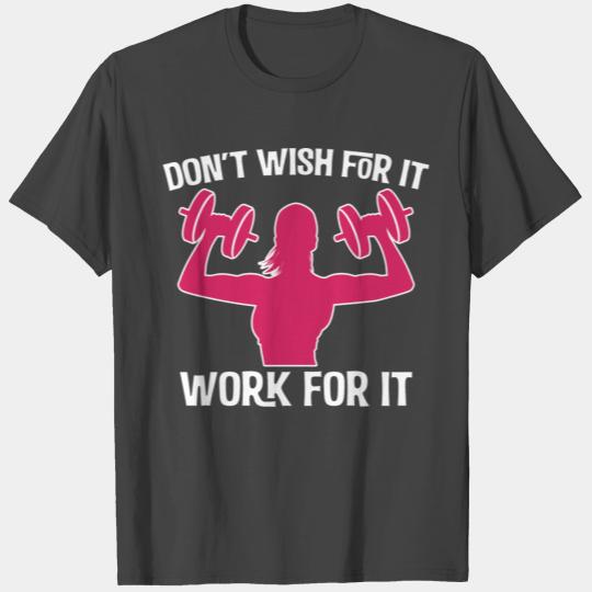 Muscle Wish Fitness Cool Gift T Shirts