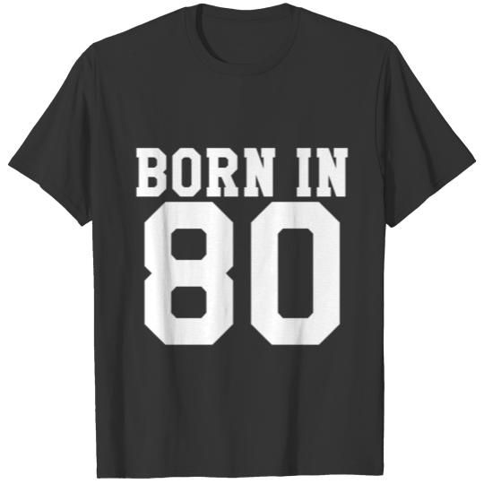 Birthday 80s party gift husband wife T-shirt
