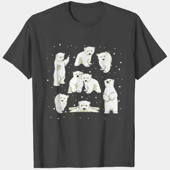 Cute Polar Bear Cubs T Shirts