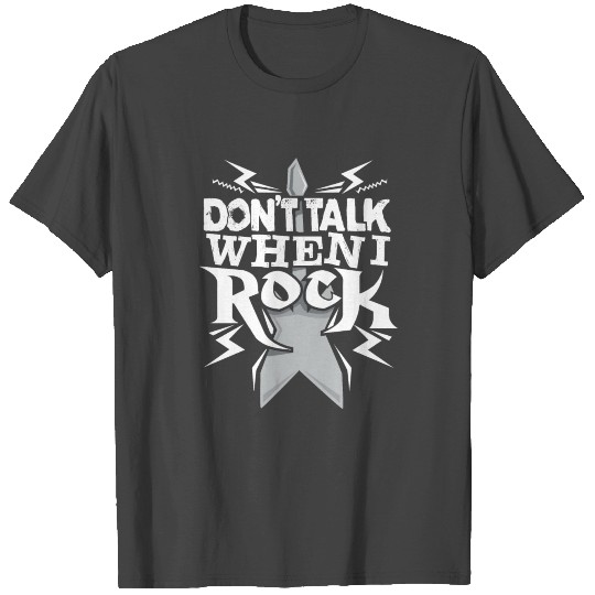 Rock star musician guitarist T Shirts