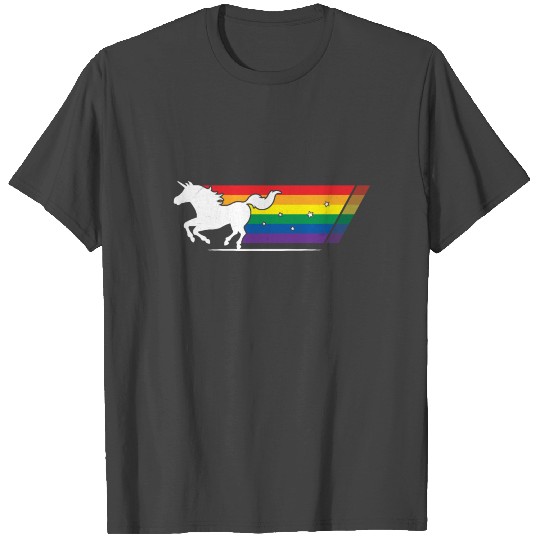Rainbow Unicorn Gallop T Shirts
