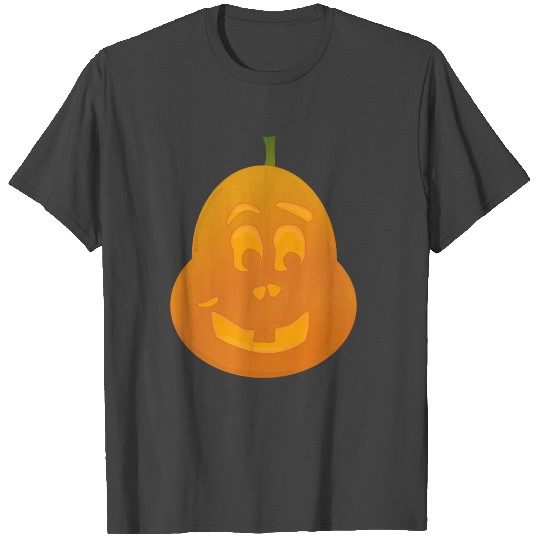 pumpkin head pumpkin laugh comic orange halloween T Shirts