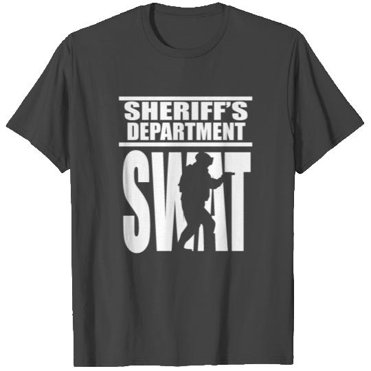 SWAT Team SRT Sheriff for LEO Off Duty Cops Law T Shirts