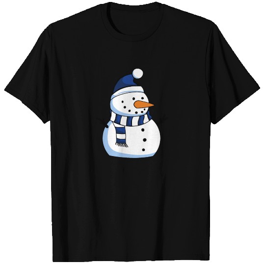 Snowman Illustration funny T Shirts