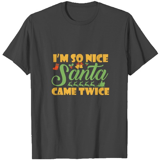 Sexy Christmas Naughty Santa List Funny Gift T Shirts