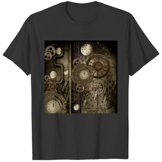 Wonderful steampunk design with clocks and gears T Shirts
