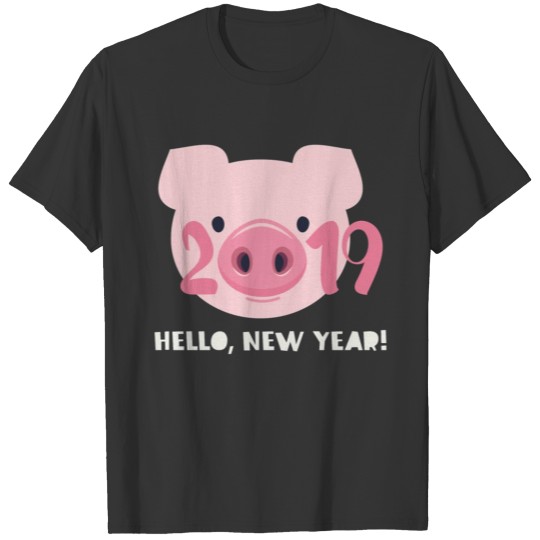 Merry Pigmas Hello New Year 2019 T-shirt