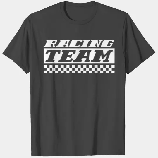 Racing Team white T Shirts