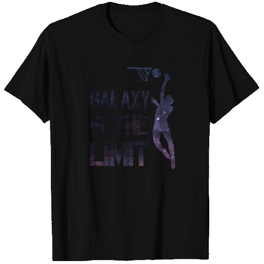 Galaxy is the Limit basketballer basket gift T Shirts