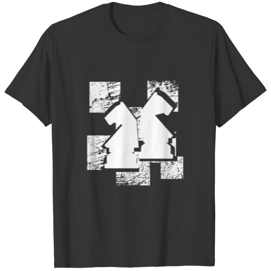 Retro Vintage Chess Gift Schach Geschenk T-shirt