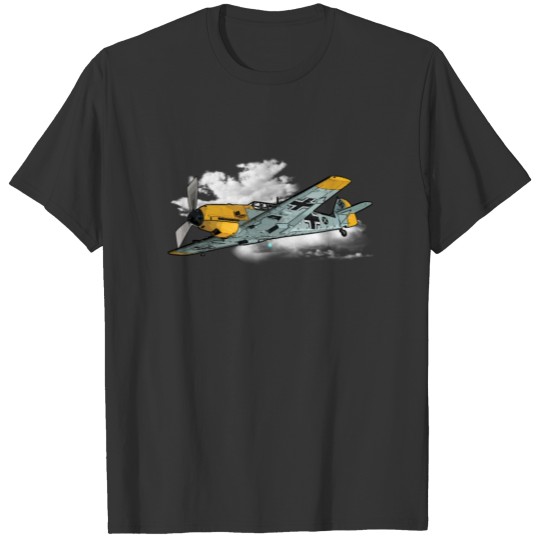 BF-109 German WW2 Fighter Gift Luftwaffe Gift T-shirt