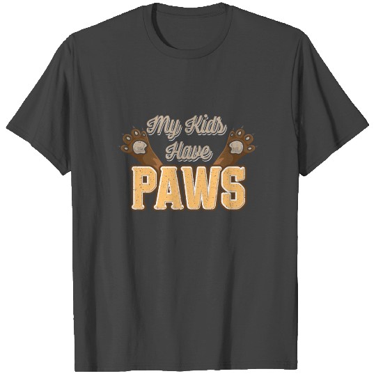 My Kids Have Paws Dog Love Puppy Childs T Shirts