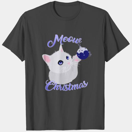 Meow Christmas Cat T Shirts