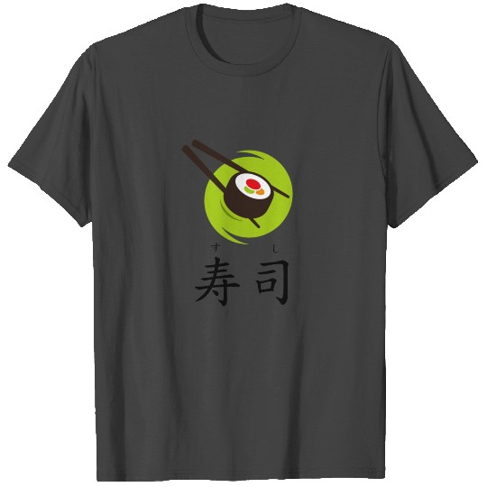California Sushi Roll on Chopsticks T Shirts