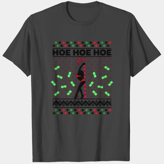 Ugly Christmas Sexy Girl Dancing Candy Cane Xmas T Shirts