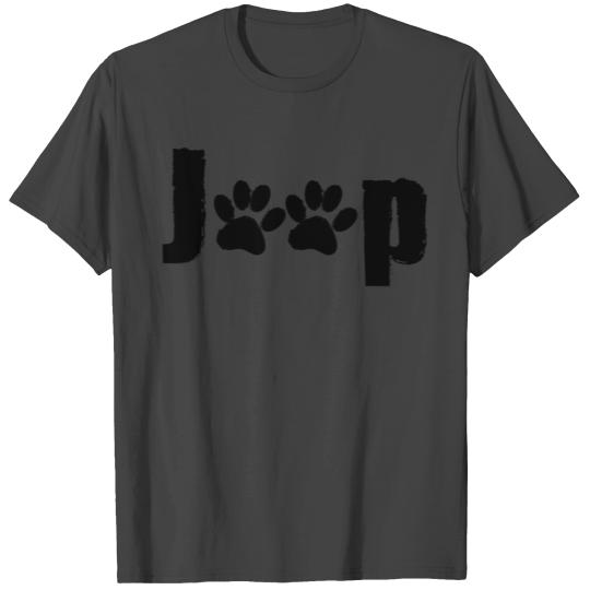 Jeep Paw Prints Dog T Shirts