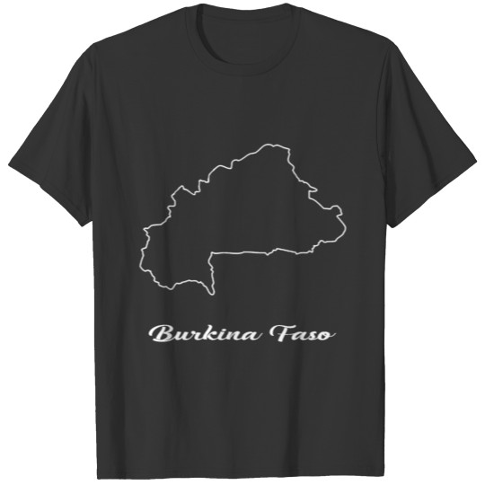 Burkina Faso Map Map T-shirt