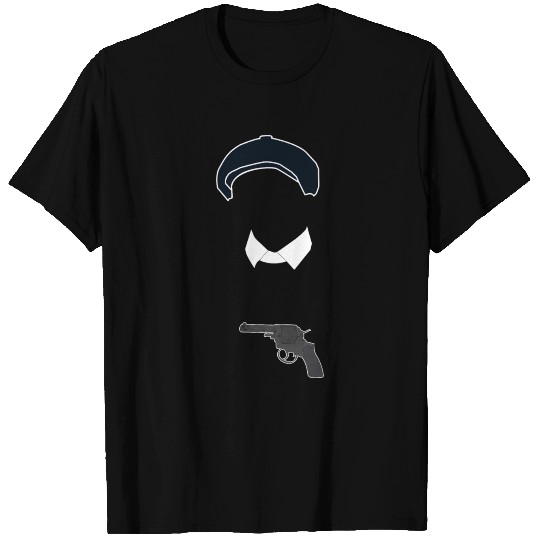 Peaky Blinders hat neck gun cool gift idea T Shirts