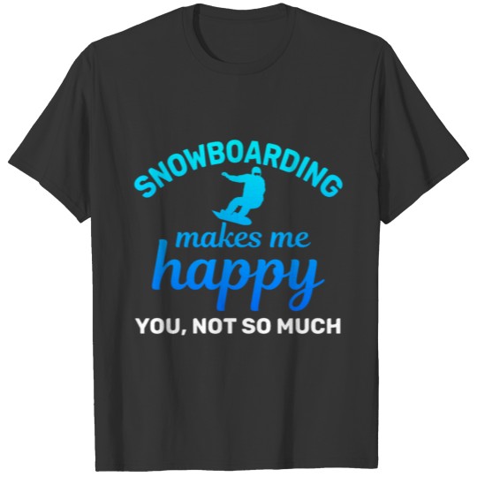 Snowboarding Winter Vacation T-shirt