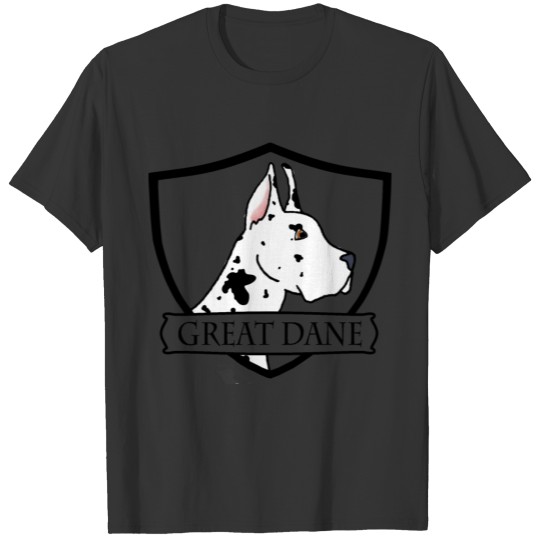 Great Dane - Cropped Harlequin T Shirts