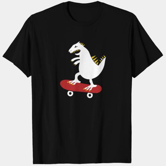 Skateboarding god zilla Skate Surf T Shirts