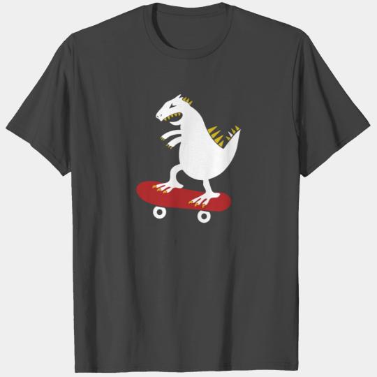 Skateboarding god zilla Skate Surf T Shirts