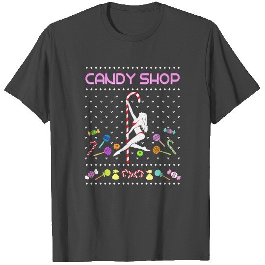 Ugly Christmas Sexy Girl Candy Mrs Claus Xmas T Shirts