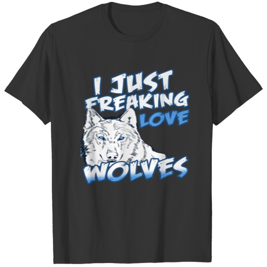 Wolf Dog Animal Love Gift Idea T Shirts
