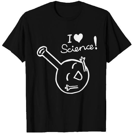 I love Science Chemistry Physics Student Gift T Shirts
