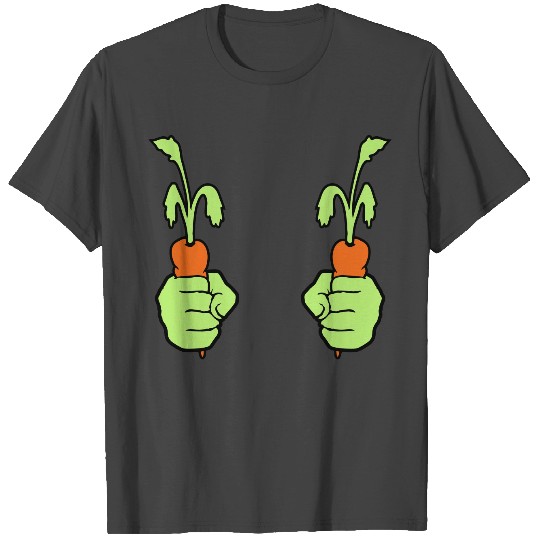 many 2 hands holding carrot carrot food hunger del T Shirts
