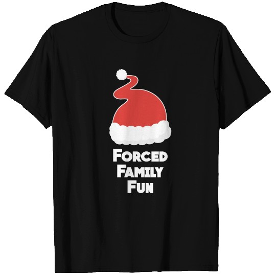 Forced Family Fun T Shirts Christmas Funny Holiday