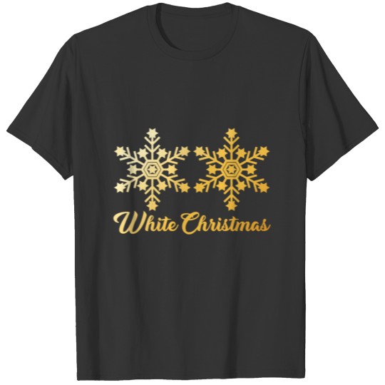 White Christmas Gift Schneeflocke Geschenk T-shirt