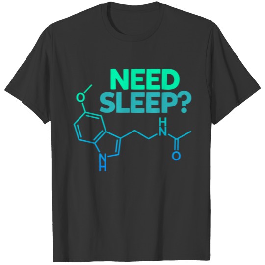 Melatonin sleep medicine drug insomnia T-shirt