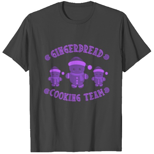 Gingerbread cooking team christmas T Shirts