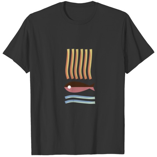 Fish Fries Sans Text T-shirt
