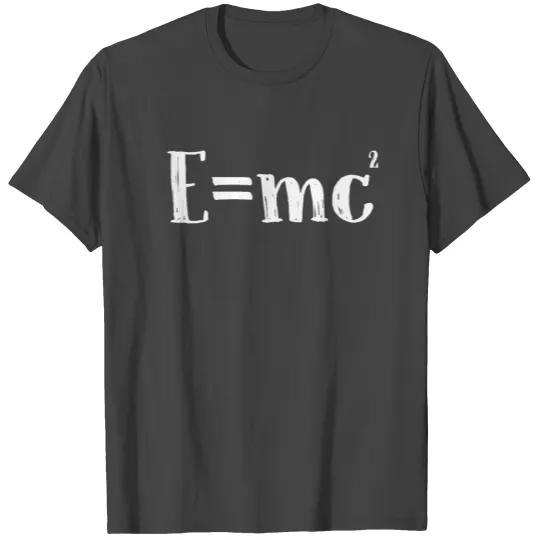 E=mc² - Albert Einstein - maths - mathematics math T Shirts