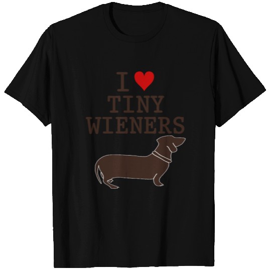 I Love Tiny Wieners T Shirts