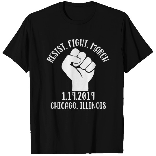 Chicago Illinois Resist T Shirts
