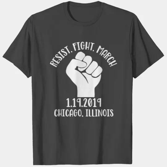 Chicago Illinois Resist T Shirts