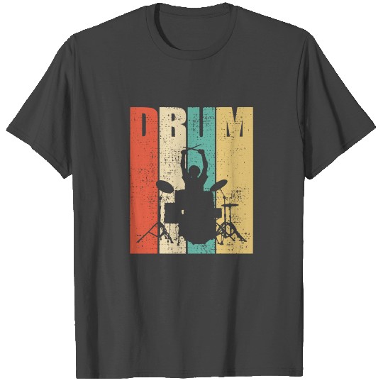 Drummer Drums Drum Set Gift Drumline T Shirts