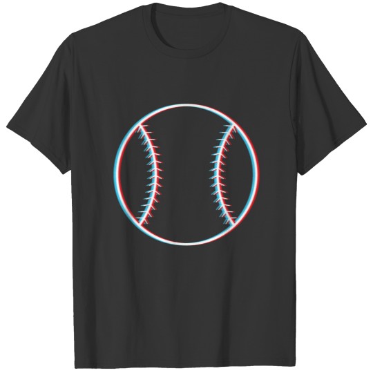 Baseball 3D Design Computer Graphic Animation T Shirts