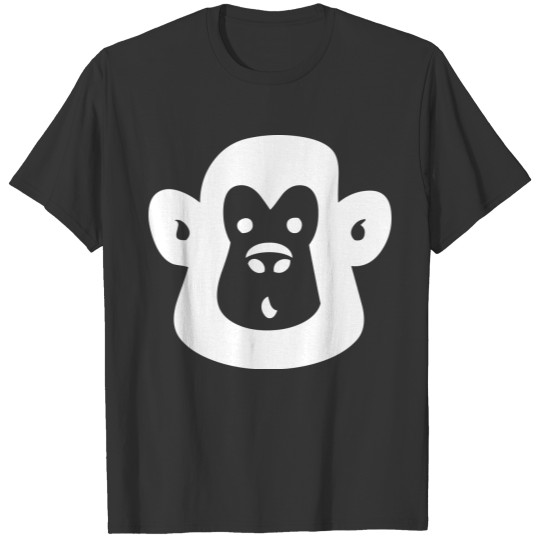 Cartoon Monkey Face T Shirts