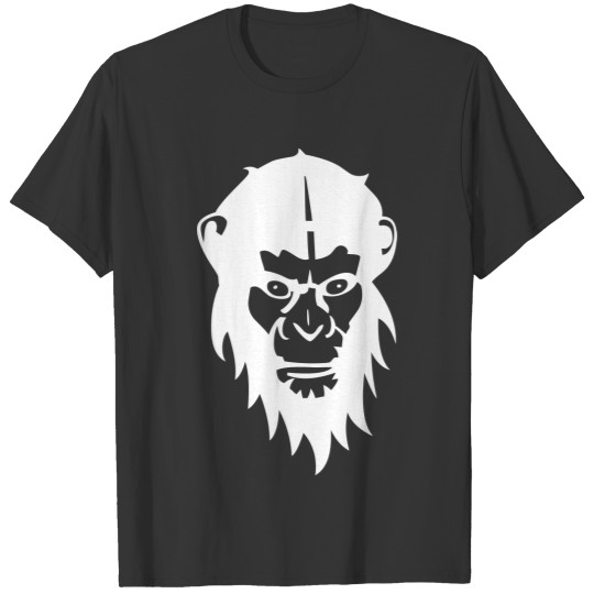 Scary Monkey Face T Shirts