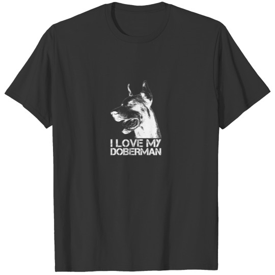 Doberman Mom Dad Dog Pinscher Gift Idea T-shirt