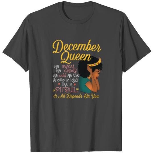 December Black Queen T Shirts